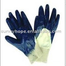 Sunnyhope Blue Nitril beschichtete Trikot Liner Arbeit Handschuhe Großhandel